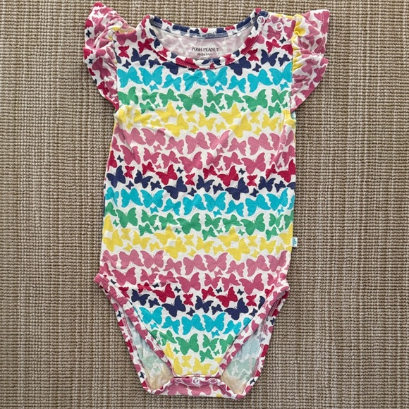 Posh Peanut Other - Posh Peanut Rainbow Butterfly Bodysuit
